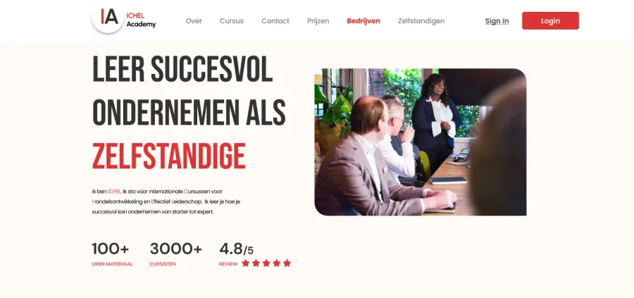 Ichel Academy, a Website project by Kliqer